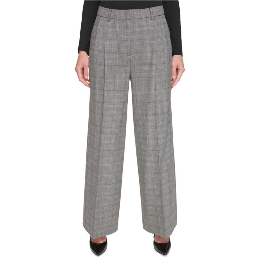 DKNY Womens Petite Fit Straight Leg Casual Pants, NWT